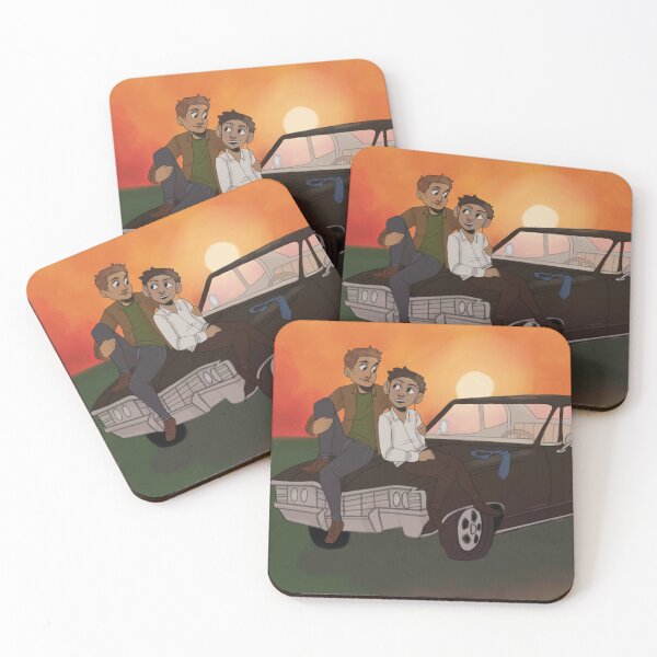 Item preview, sunset destiel designed and sold by ollie bobolly.