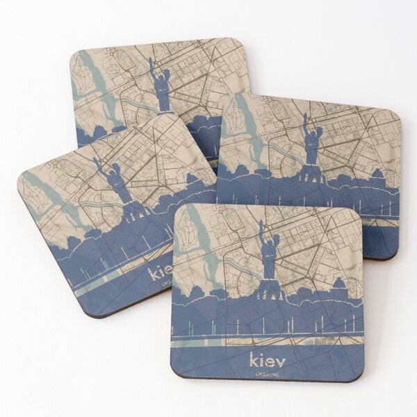Item preview, Map + Silhouette | Kiev designed and sold by CPTVDesign.