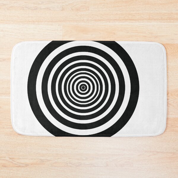Item preview, Infinity geometric circle optic illusion eye trick designed and sold by shantiru.