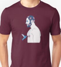 Hawaiian Flower man Unisex T-Shirt
