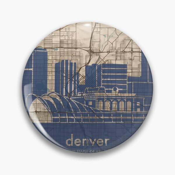Item preview, Map + Silhouette | Denver designed and sold by CPTVDesign.