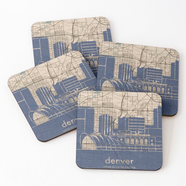 Item preview, Map + Silhouette | Denver designed and sold by CPTVDesign.