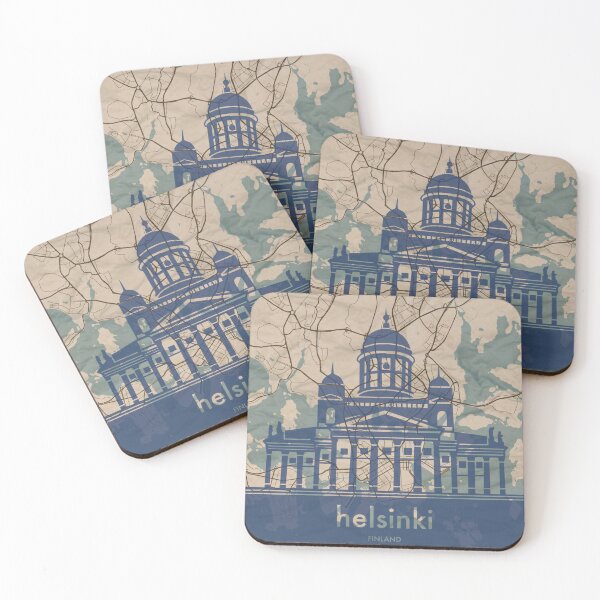 Item preview, Map + Silhouette | Helsinki designed and sold by CPTVDesign.