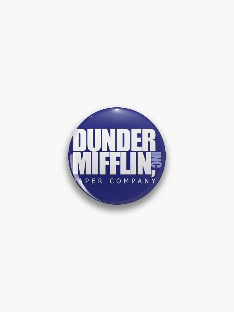 Dunder Mifflin Inc Paper Company Office Logo - The Office - Pin