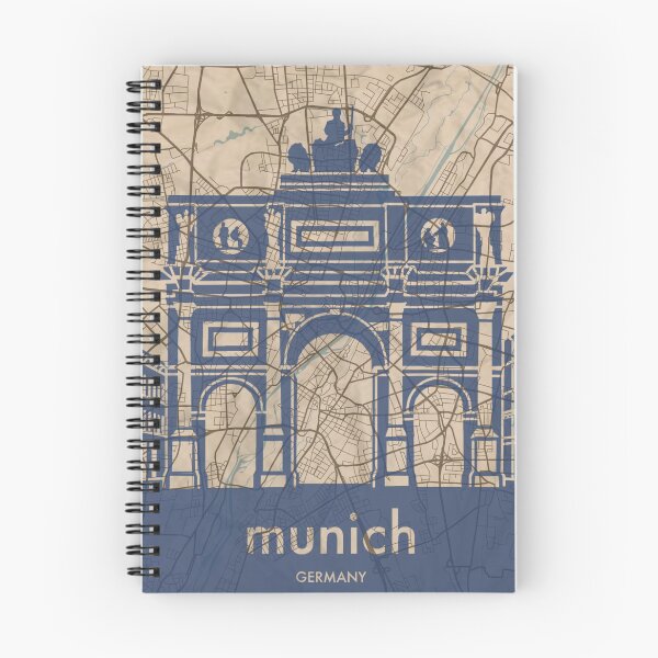 Item preview, Map + Silhouette | Munich designed and sold by CPTVDesign.