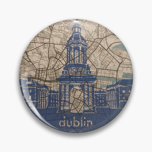 Item preview, Map + Silhouette | Dublin designed and sold by CPTVDesign.