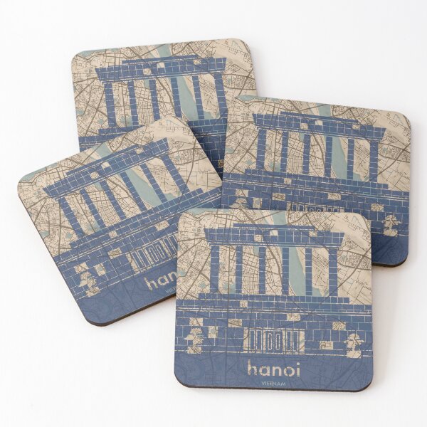 Item preview, Map + Silhouette | Hanoi designed and sold by CPTVDesign.