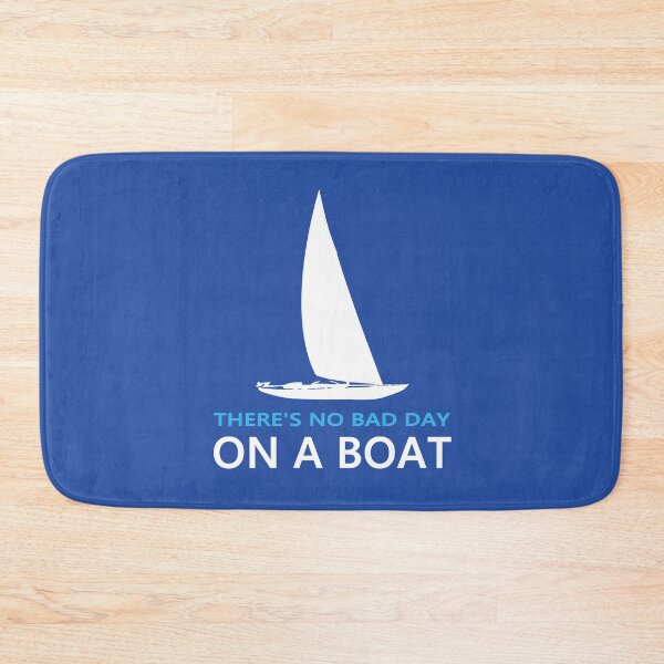 Item preview, There's No Bad Day on a Boat - Funny Boating Quote designed and sold by kiwi91.