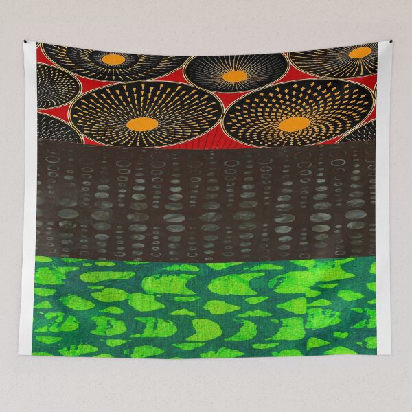 Item preview, Pan African Flag Collage  designed and sold by artbyomega.