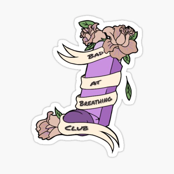 Item preview, "Bad At Breathing Club" - Asthma Inhaler designed and sold by P-inkart.