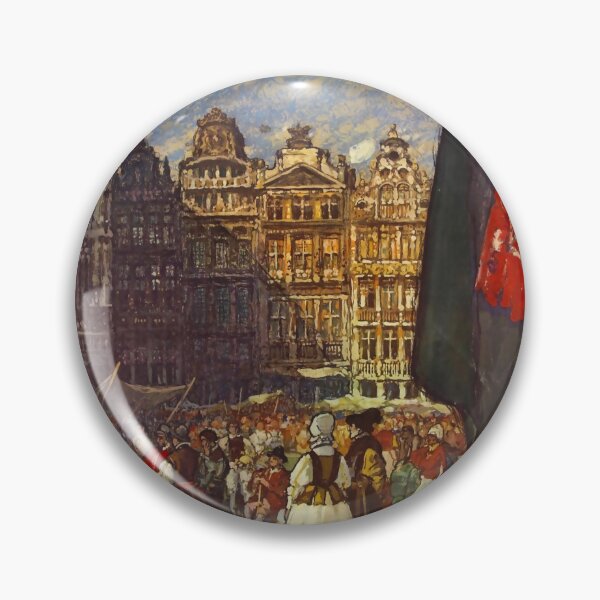 Item preview, Internationale Jaarbeurs van Brussel vintage travel poster designed and sold by stickart-marek.