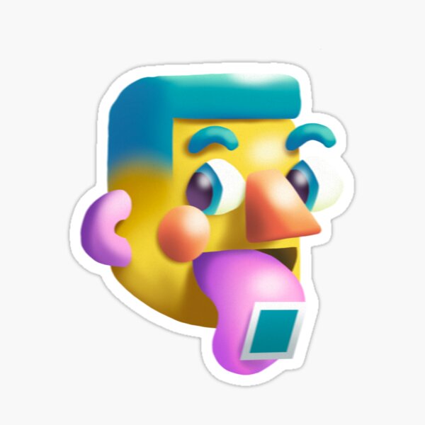 Postal Lick Friend Sticker