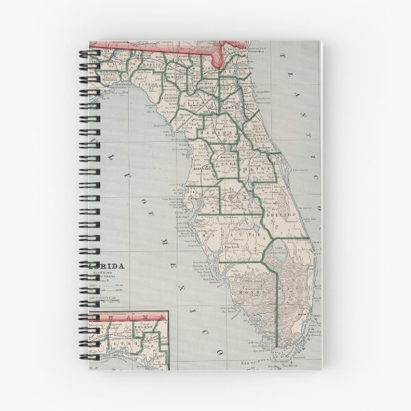 Item preview, Mapa antiguo de Florida (1883) designed and sold by BravuraMedia.
