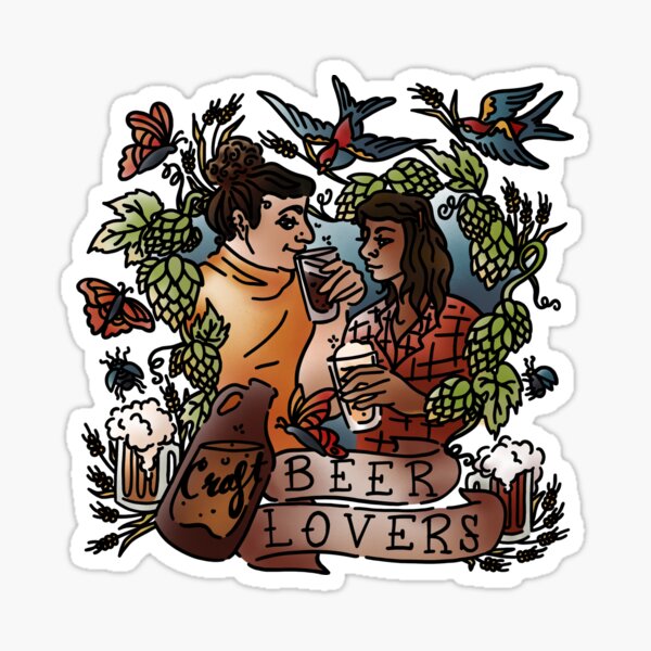 Craft Beer Lovers Sticker