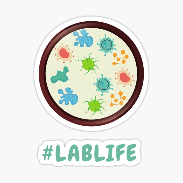 Vista previa del artículo con la obra «#LABLIFE Placa de Petri Cultivo Laboratorio médico Ciencia Micro», diseñado y vendido por Hippiesole.