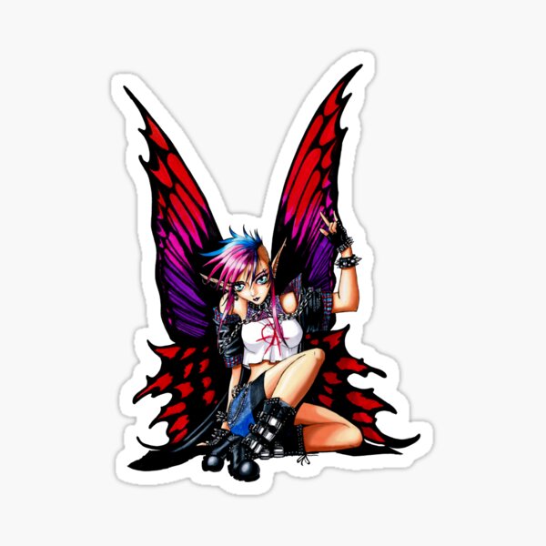 Punk Fairy Stickers Redbubble - fairly faerie roblox