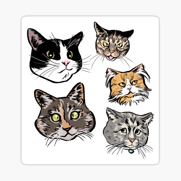 Cats! Sticker