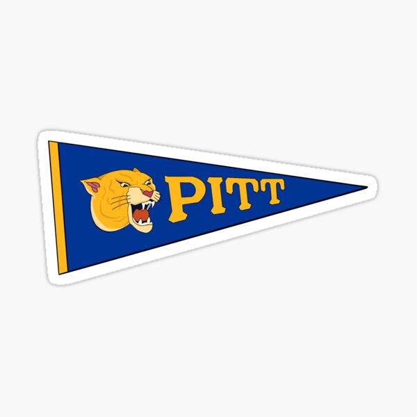 Vintage Pitt Pennant Sticker