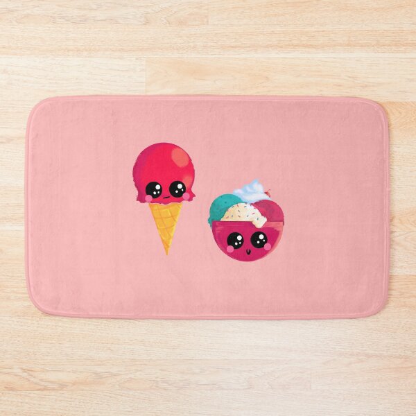 Item preview, Kawaii-ce Cream, Cute Ice Cream Waffle and Bowl designed and sold by ChrisChoDraws.
