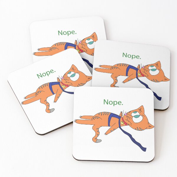 Item preview, "Nope." Cat designed and sold by nrich2001.