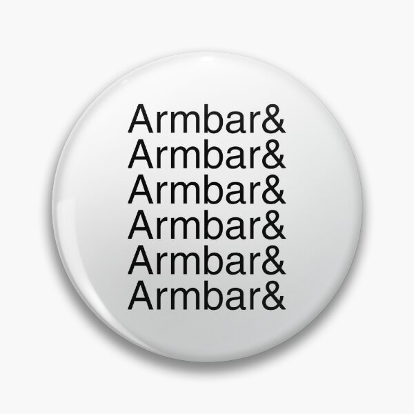 Item preview, Armbar and armbar and armbar and armbar (black text) designed and sold by Smark Out Moment.
