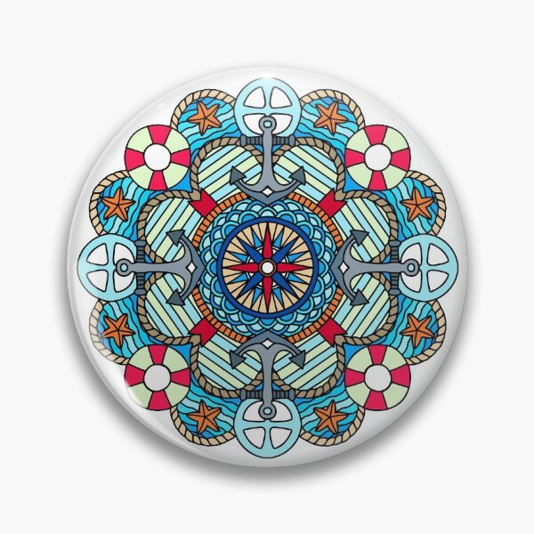 Item preview, Marine mandala designed and sold by Hangrid-Work.