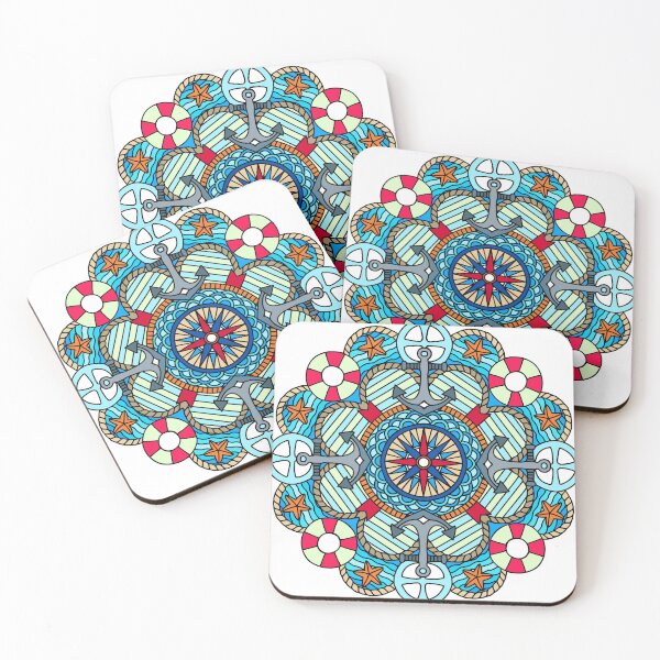 Item preview, Marine mandala designed and sold by Hangrid-Work.