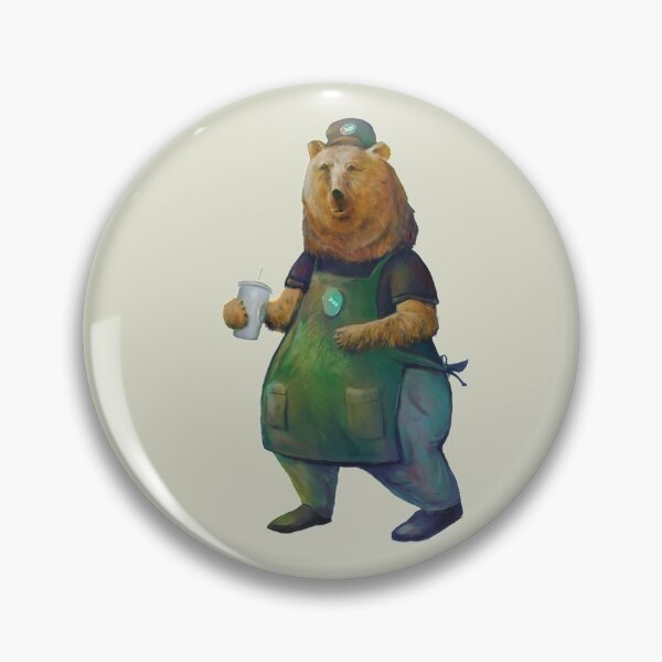 Item preview, Realistic coffee bear designed and sold by Mónica Vera.