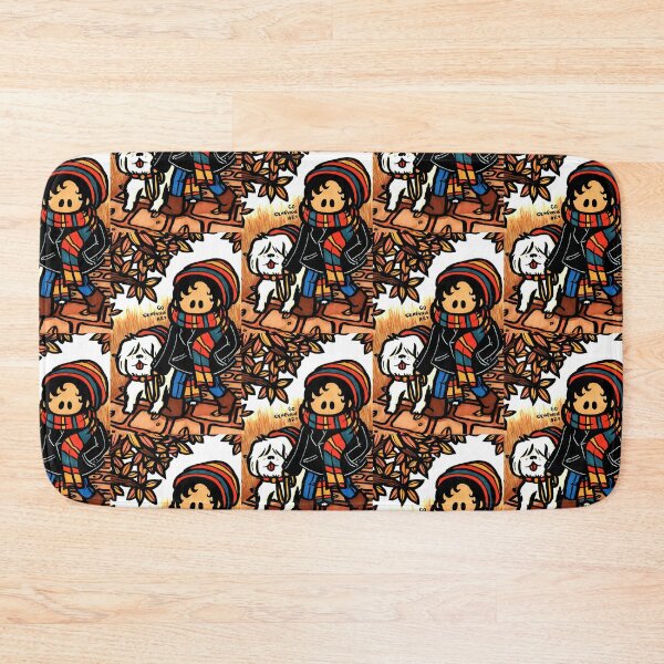 Item preview, Sweet Pea and Hot Dog Autumn Park Walk designed and sold by gogenevieve.
