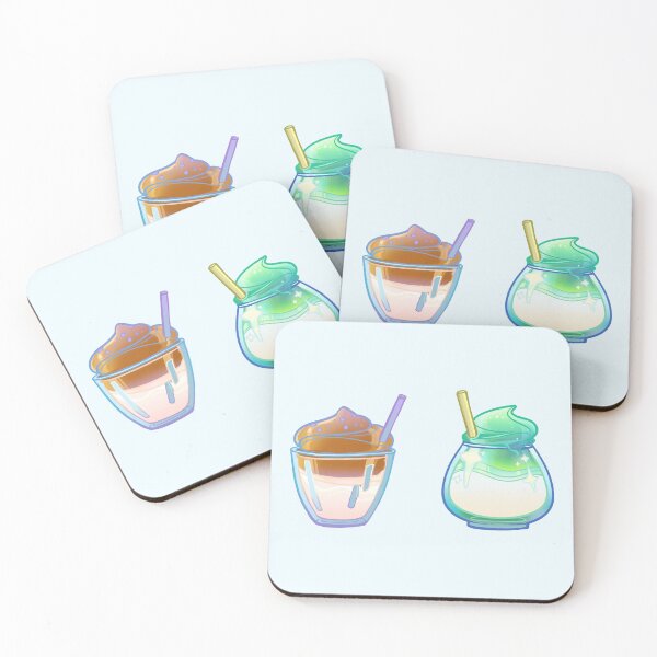 Item preview, Dalgona Coffee and Matcha Dalgona Set designed and sold by WormLasagna.