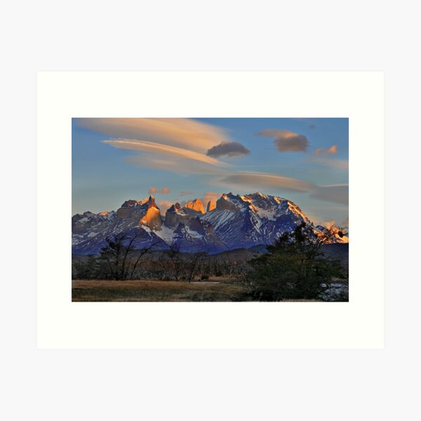 Sunset In Torres del Paine #2 Art Print