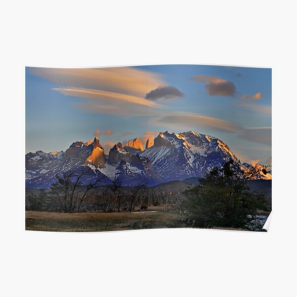 Sunset In Torres del Paine #2 Poster