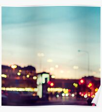 Stockholm Bokeh Poster