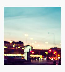 Stockholm Bokeh Photographic Print