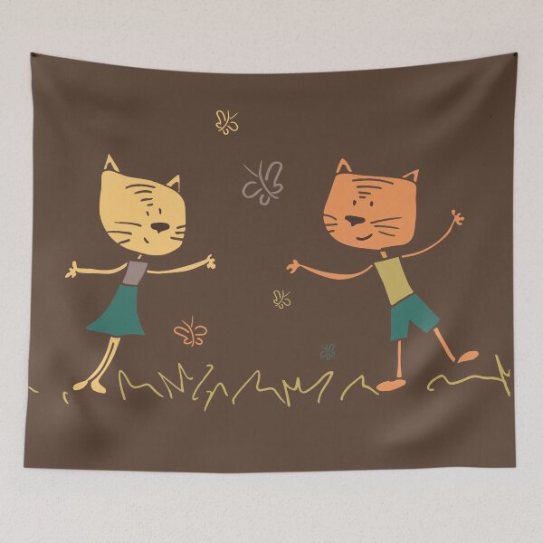 Item preview, Sweet couple of cats designed and sold by Tatiana Kramarenko.
