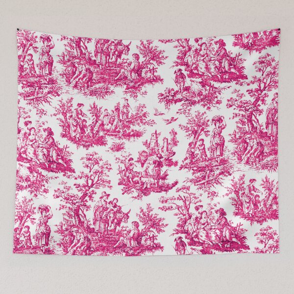 Artikelvorschau, NOMADES Artsy vintage Toile de Jouy - Red entworfen und verkauft von Nomades.