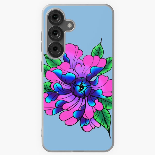 Item preview, blue peony  designed and sold by Mystyktattoos.