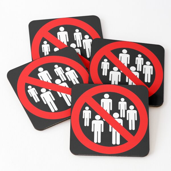 Item preview, No Crowds Social Distancing designed and sold by Spartawolf.