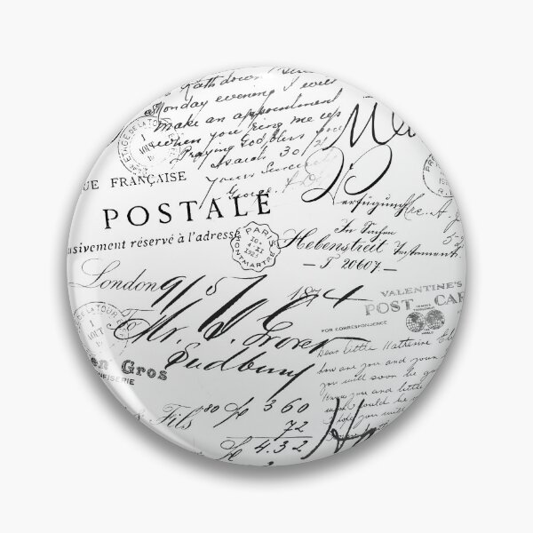 Item preview, Black And White Vintage Lettering designed and sold by artsandsoul.