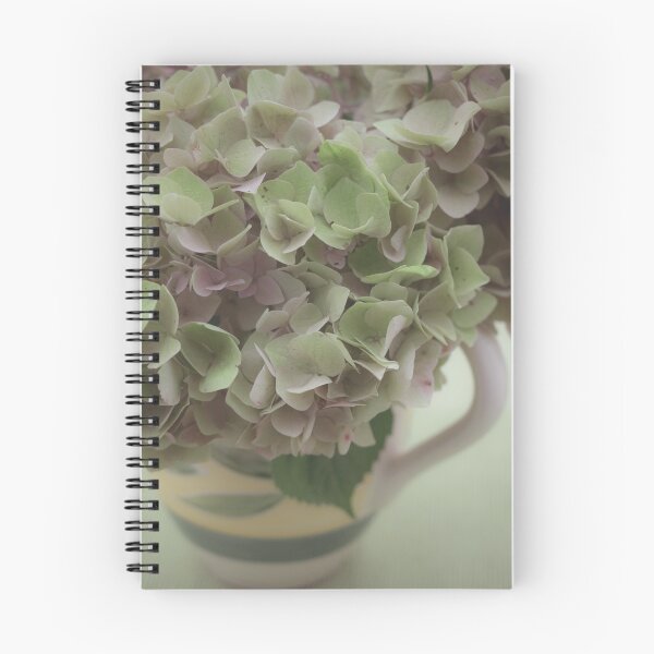 Item preview, Pale hydrangeas in a jug designed and sold by Judi Lion.