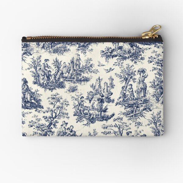 Item preview, NOMADES Artsy vintage Toile de Jouy - Navy and white designed and sold by Nomades.