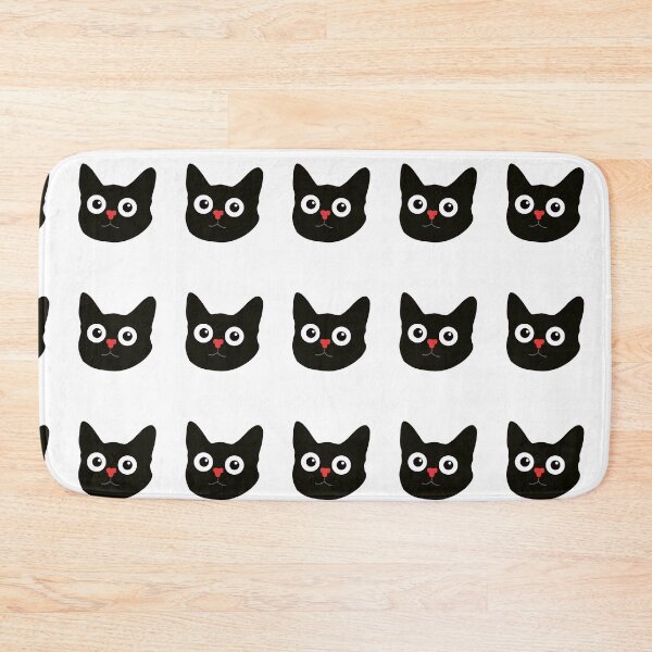 Item preview, Black cat face designed and sold by EllenTune.