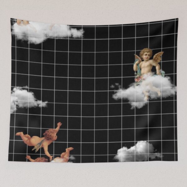 Item preview, checker boxes with angels designed and sold by Lovelife360.