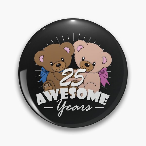Item preview, 25 awesome years! Silver wedding designed and sold by Cutebutfunny.