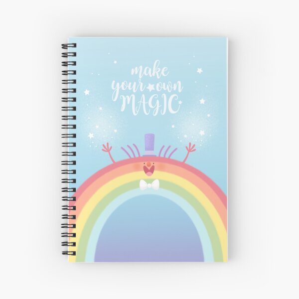 Magic Rainbow Spiral Notebook