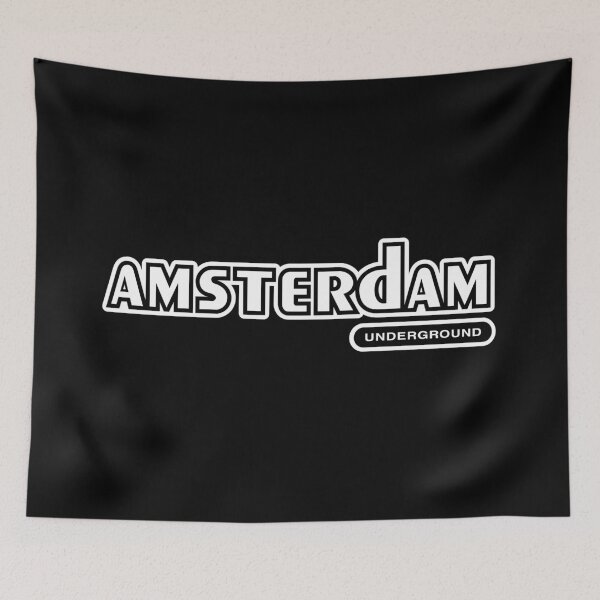 Item preview, Amsterdam Underground (white text) designed and sold by futurytmi.