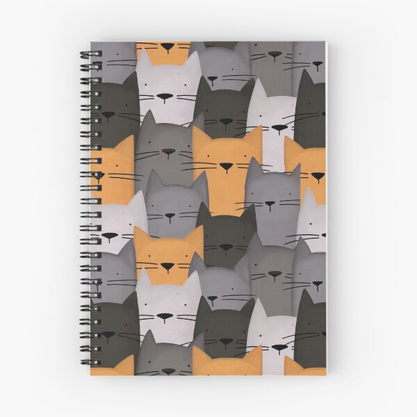 Item preview, Colorful pattern with cute cats designed and sold by KiwiBrush.