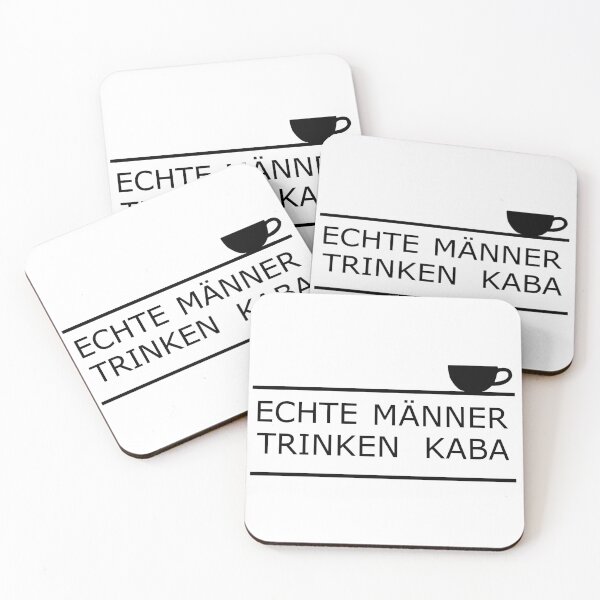 Item preview, Real men drink Kaba designed and sold by DerFranke.