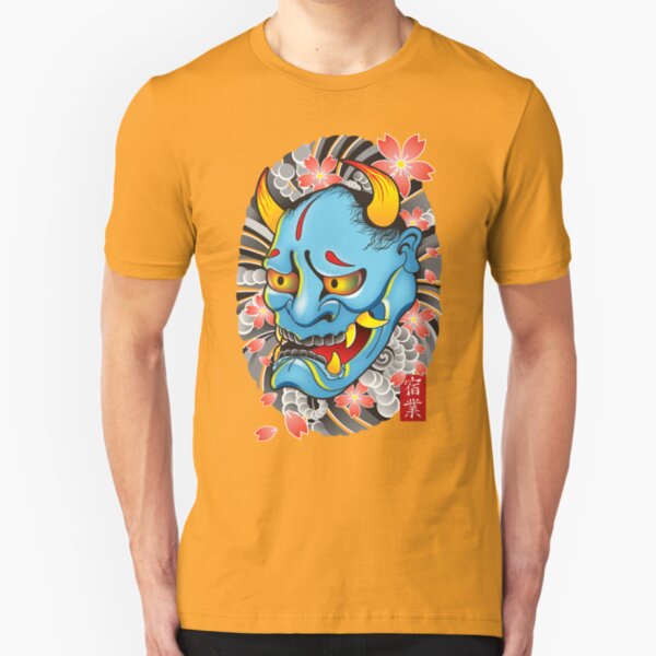 Hanya Demon Mask Slim Fit T-Shirt