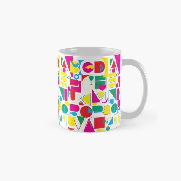 Graphic Alphabet Classic Mug